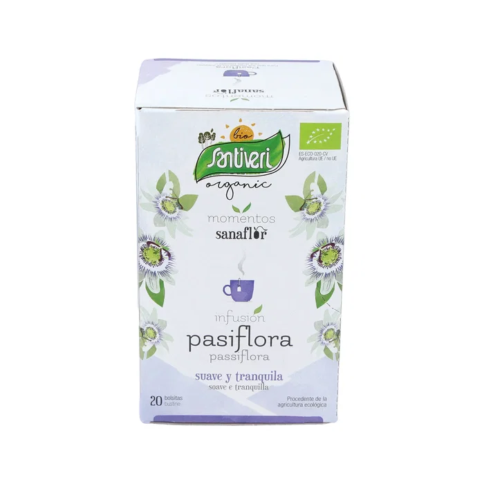 Santiveri Sanaflor Pasiflora Infusion Bio 20 Sachets Santiveri Sanaflor Pasiflora Infusion Bio 20 Sachets