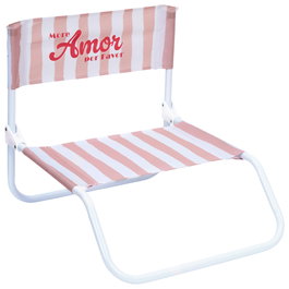 Home Deco Factory Chaise de plage Dolce Vita rose