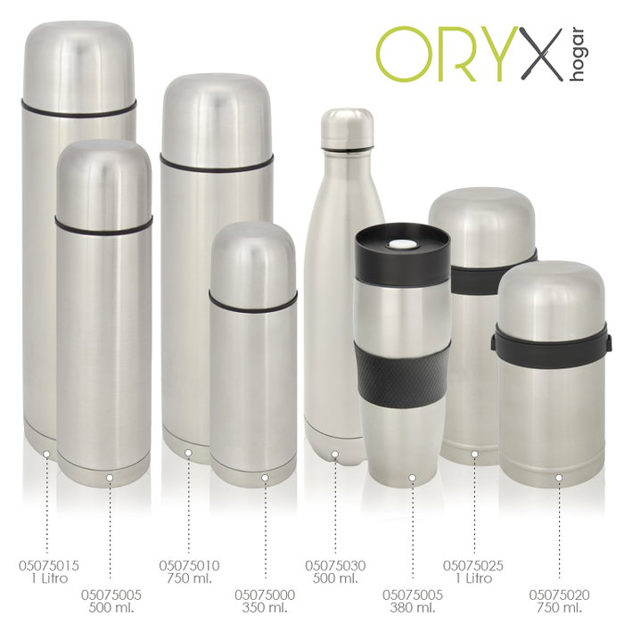 ORYX Bouteille Thermique Acier Inoxidable 500 ml Antigoutte