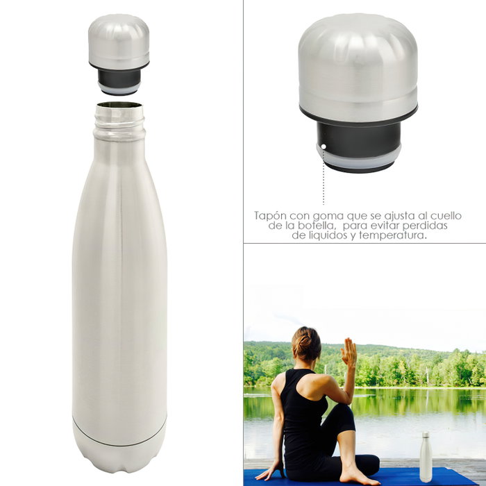 ORYX Bouteille Thermique Acier Inoxidable 500 ml Antigoutte
