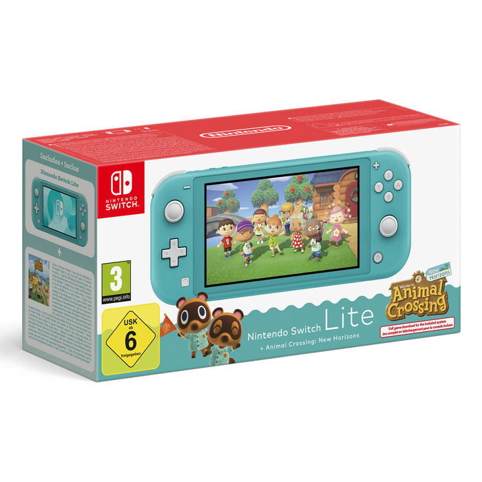 Nintendo Switch Lite + Animal Crossing Nintendo 45496546083 Turquoise
