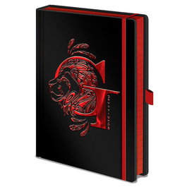PYRAMID Cahier A5 premium Harry Potter Gryffindor - Format 14.8x21 cm