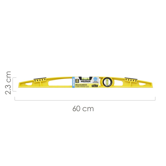 WOLFPACK LINEA PROFESIONAL Nivel Ala De Avion Plus 60 cm