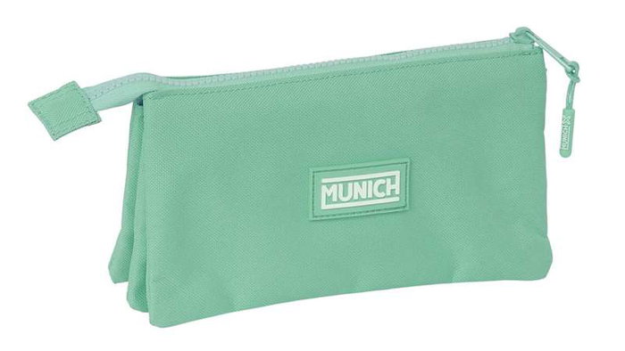 Safta Munich Basicos Porte-tout triple "Turquoise" 22 x 12 x 3 cm Safta Munich Basicos Porte-tout triple "Turquoise" 22 x 12 x 3 cm