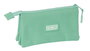 Safta Munich Basicos Porte-tout triple "Turquoise" 22 x 12 x 3 cm