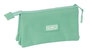 Safta Munich Basicos Porte-tout triple "Turquoise" 22 x 12 x 3 cm