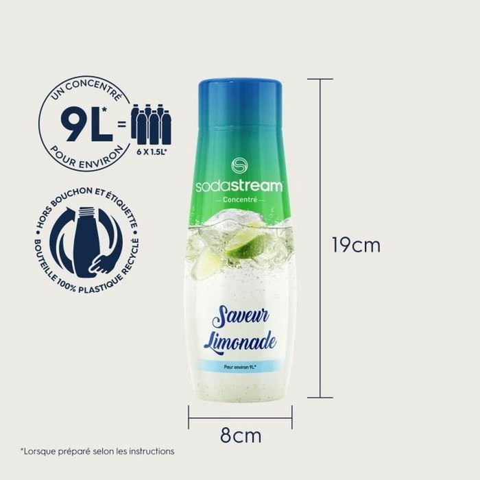 Sodastream Lot de 6 Concentrés Limonade 440ml