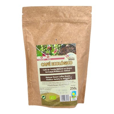El Oro de los Andes Café du Pérou Torréfaction Naturelle en Grains 250 g Bio El Oro de los Andes Café du Pérou Torréfaction Naturelle en Grains 250 g Bio