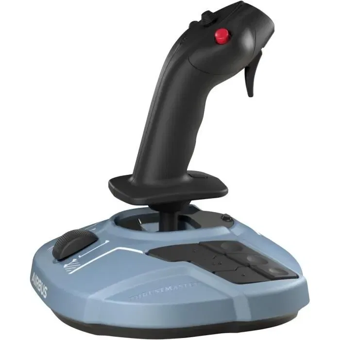 Thrustmaster TCA Sidestick Airbus Edition - Joystick de vol Airbus 1:1 avec technologie H.E.A.R.T, 17 boutons, ambidextre et compatible PC