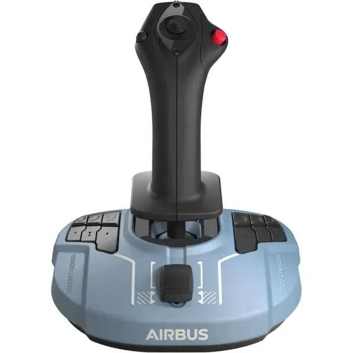 Thrustmaster TCA Sidestick Airbus Edition - Joystick de vol Airbus 1:1 avec technologie H.E.A.R.T, 17 boutons, ambidextre et compatible PC