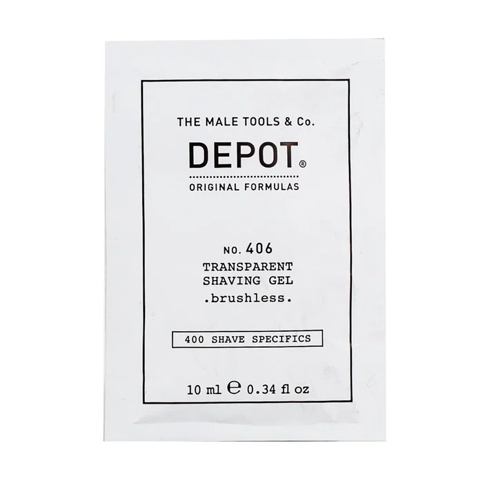 Depot 400 Shave Specifics No. 406 Menthol Gel à raser 10 ml Depot 400 Shave Specifics No. 406 Menthol Gel à raser 10 ml