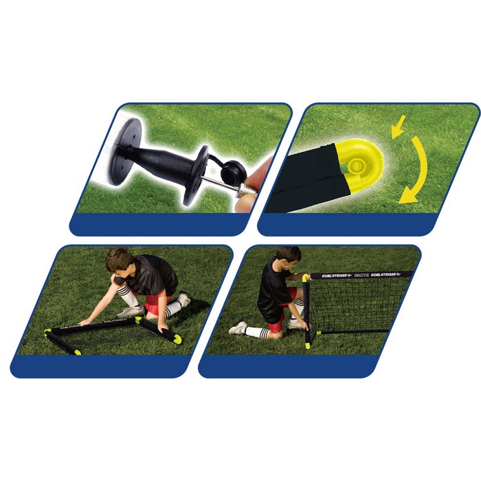 Tachan - Set De Porterias Et Terrain De Football Portable - Pack Complet Avec 2 Buts Pliables, Ballon, Système De Délimitation - Jouet Pour Enfants +5 Ans Tachan - Set De Porterias Et Terrain De Football Portable - Pack Complet Avec 2 Buts Pliables, Ballon, Système De Délimitation - Jouet Pour Enfants +5 Ans