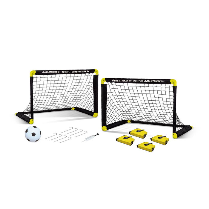Tachan - Set De Porterias Et Terrain De Football Portable - Pack Complet Avec 2 Buts Pliables, Ballon, Système De Délimitation - Jouet Pour Enfants +5 Ans Tachan - Set De Porterias Et Terrain De Football Portable - Pack Complet Avec 2 Buts Pliables, Ballon, Système De Délimitation - Jouet Pour Enfants +5 Ans