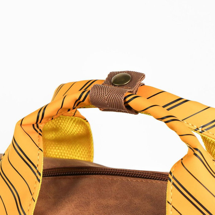 Cerdà - Mochila Casual Moda Polipiel Harry Potter Hufflepuff - Sac à dos en simili-cuir avec thème Hufflepuff