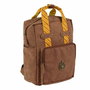 Cerdà - Mochila Casual Moda Polipiel Harry Potter Hufflepuff - Sac à dos en simili-cuir avec thème Hufflepuff