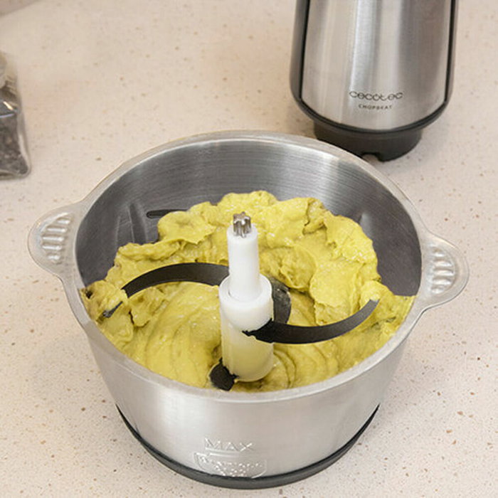 Hachoir Cecotec ChopBeat 1500 TitanBlack Steel 600 W Noir Acier Acier inoxydable 1,5 L