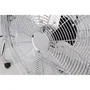 Oceanic Ventilateur de sol industriel 70W, Diamètre 35 cm, 3 vitesses, grille chromée, poignée de transport et range-câble intégré