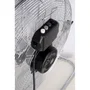 Oceanic Ventilateur de sol industriel 70W, Diamètre 35 cm, 3 vitesses, grille chromée, poignée de transport et range-câble intégré