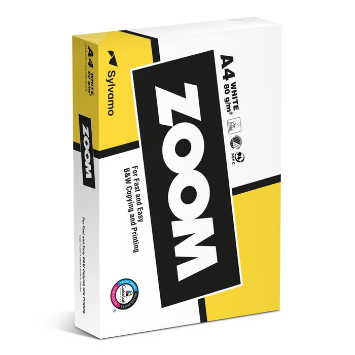 Zoom Papier A4 80 g blanc 500 feuilles Zoom Papier A4 80 g blanc 500 feuilles