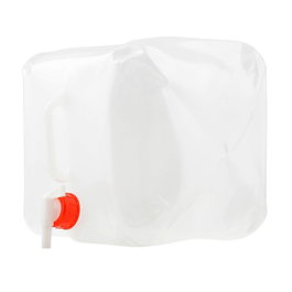 Outfit Réservoir d'eau pliable 10 L avec dimensions 23 x 23 x 25 cm pour camping - Blanc