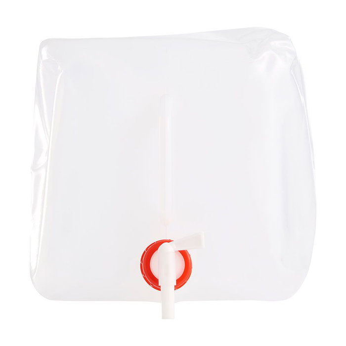 Outfit Réservoir d'eau pliable 10 L avec dimensions 23 x 23 x 25 cm pour camping - Blanc