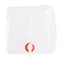 Outfit Réservoir d'eau pliable 10 L avec dimensions 23 x 23 x 25 cm pour camping - Blanc