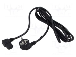 POS Câble d'alimentation H05VV-F 3x1mm² 3m noir