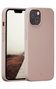 dbramante1928 Coque transparente recyclée pour iPhone 14 - Protection anti-choc, compatibilité charge sans fil, couleur Pink Sand - Étui slim et anti-dérapant