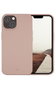 dbramante1928 Coque transparente recyclée pour iPhone 14 - Protection anti-choc, compatibilité charge sans fil, couleur Pink Sand - Étui slim et anti-dérapant