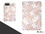 Kinvara Tapis de cuisine Hélice tricolore 40x60 cm, 100% polyester, antidérapant (Set de 24)