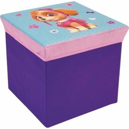 Fun House Tabouret de rangement Pat Patrouille fille, Vert et Violet