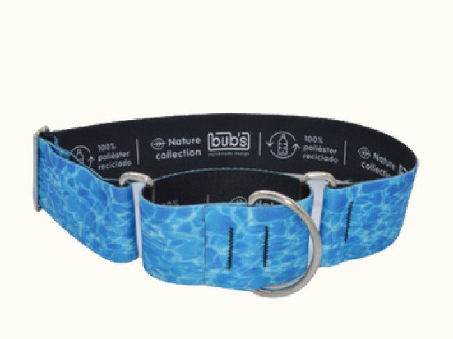 Bub'S Collier Martingale Nature Aqua 40mm S Bub'S Collier Martingale Nature Aqua 40mm S