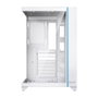 Hiditec H3 PRO Boîtier Gaming Midi Tower Blanc et Transparent
