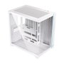 Hiditec H3 PRO Boîtier Gaming Midi Tower Blanc et Transparent