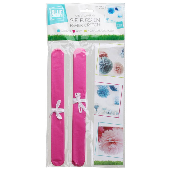 Blue Corner JGO. 2 Adorno Flor 25 cm