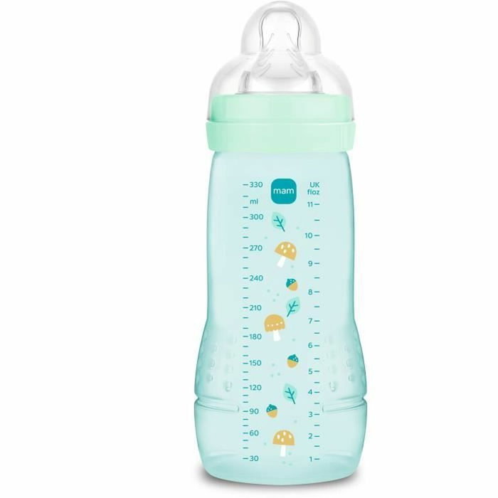 Mam Biberon Easy Active 330 ml Ice Tétine Débit X