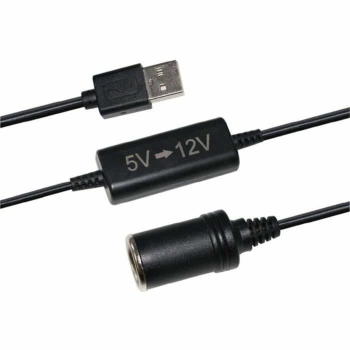 Htc Equipement Convertisseur USB 5V vers 12V - 12W - Câble 120cm Htc Equipement Convertisseur USB 5V vers 12V - 12W - Câble 120cm