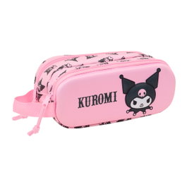 SAFTA Trousse Fourre-Tout Double Kuromi Rose 3D