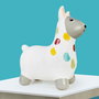 Fisher-Price Llama Saltarina avec pompe à gonflage - Llame sauteuse pour motricité dès 4 ans - Marque Deqube