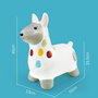 Fisher-Price Llama Saltarina avec pompe à gonflage - Llame sauteuse pour motricité dès 4 ans - Marque Deqube
