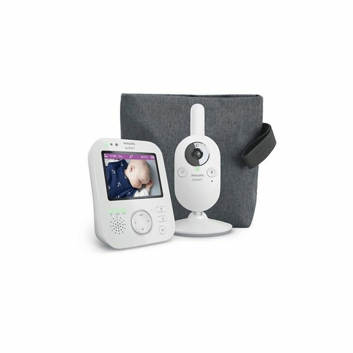 Philips Écoute-bébé vidéo SCD892/26 - Écran 3,5 pouces - Blanc