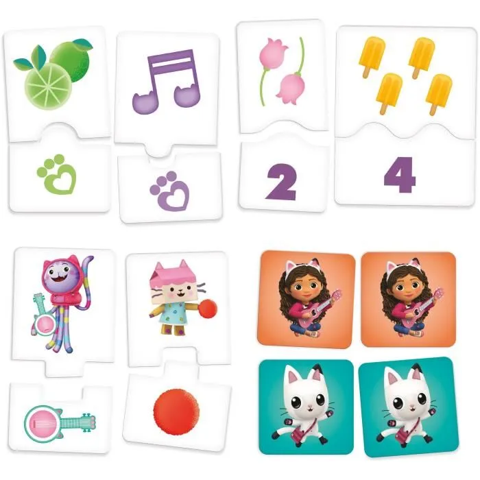 Lisciani Giochi - Collection éducative Gabby's Dollhouse - Jeux variés pour développer logique, imagination, attention et mémoire - Thème maison de poupée