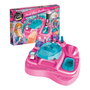 Clementoni - Kit Nail Art Studio 18730 pour Manucure avec Machine à Paillettes, Sécheur et Vernis - Art des Ongles Déco Glamour - Jeu Créatif Enfant +6 Ans