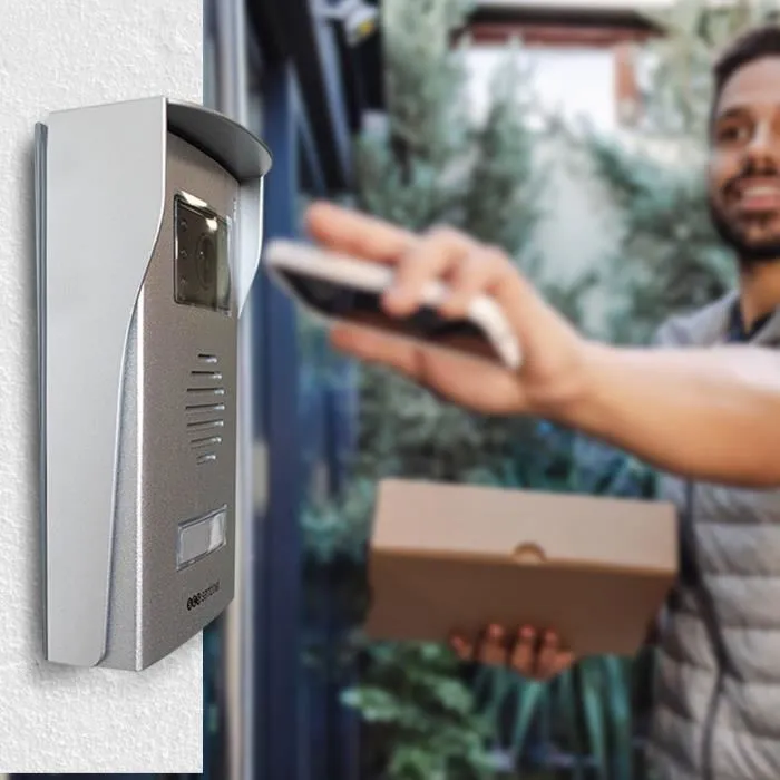 SCS Sentinel VisioFirst 7 - Interphone vidéo filaire avec écran 7 pouces, portée 100 m, 5 mélodies, vision nocturne, garantie 3 ans