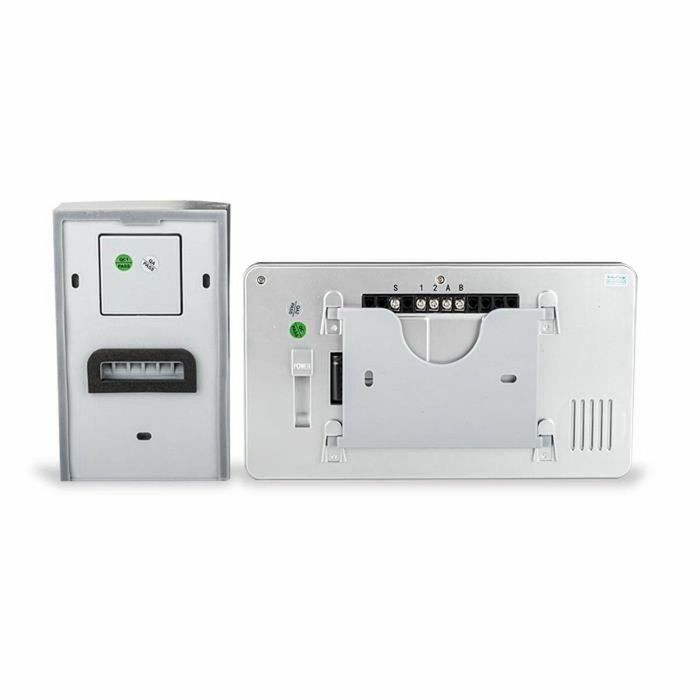 SCS Sentinel VisioFirst 7 - Interphone vidéo filaire avec écran 7 pouces, portée 100 m, 5 mélodies, vision nocturne, garantie 3 ans