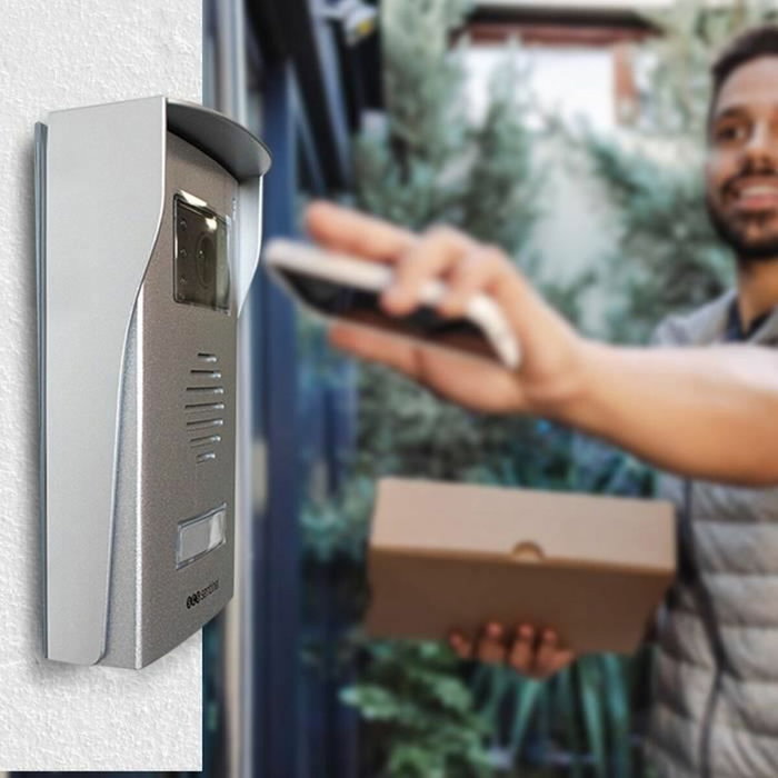 SCS Sentinel VisioFirst 7 - Interphone vidéo filaire avec écran 7 pouces, portée 100 m, 5 mélodies, vision nocturne, garantie 3 ans