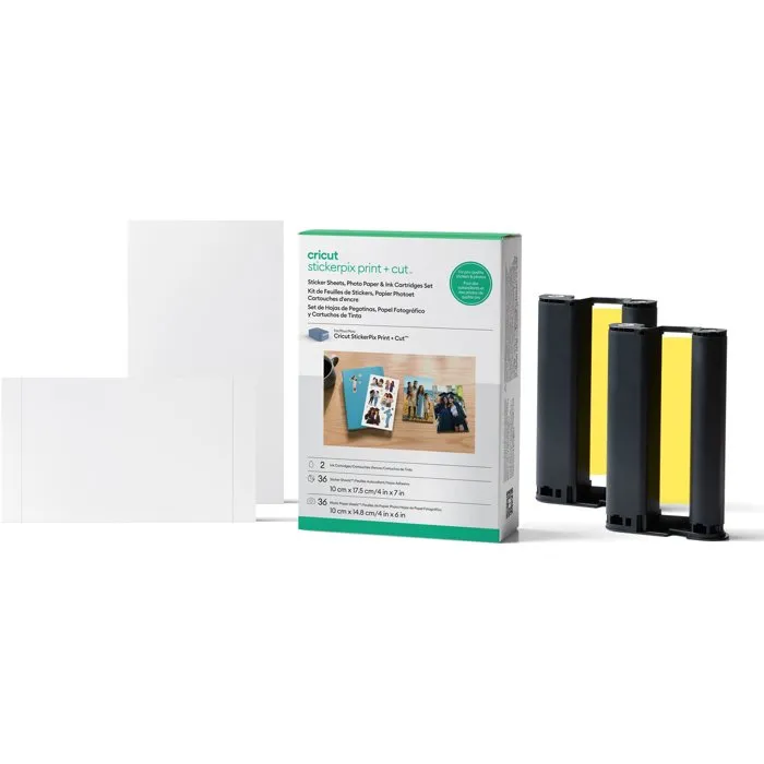 Cricut Pack stickers et papier photo StickerPix Print + Cut