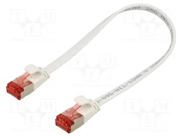 GOOBAY Cordon de raccordement Cat 6 U/FTP 0,25m blanc