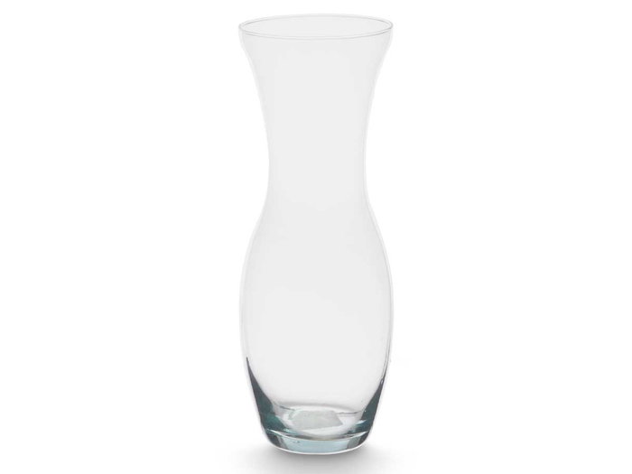 GIFTDECOR Vase en Verre Transparent à Col Ouvert 41cm