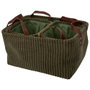 Home Deco Factory Lot de 3 Paniers de Rangement Verts Cocooning